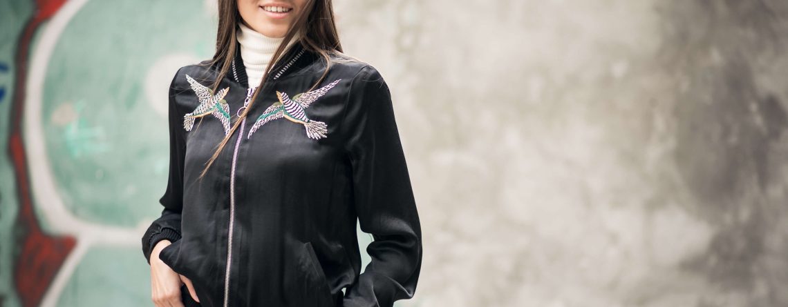 Jacket Back Embroidery For Large-Scale Designs