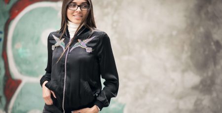 Jacket Back Embroidery For Large-Scale Designs